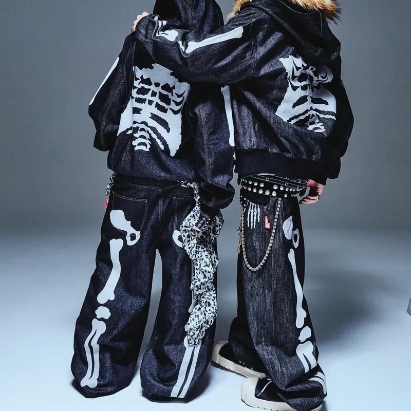 2025AW 9090 Bone Hand Rigid Denim Pants 骨頭 原色 牛仔褲 彎刀褲 現貨NN2083