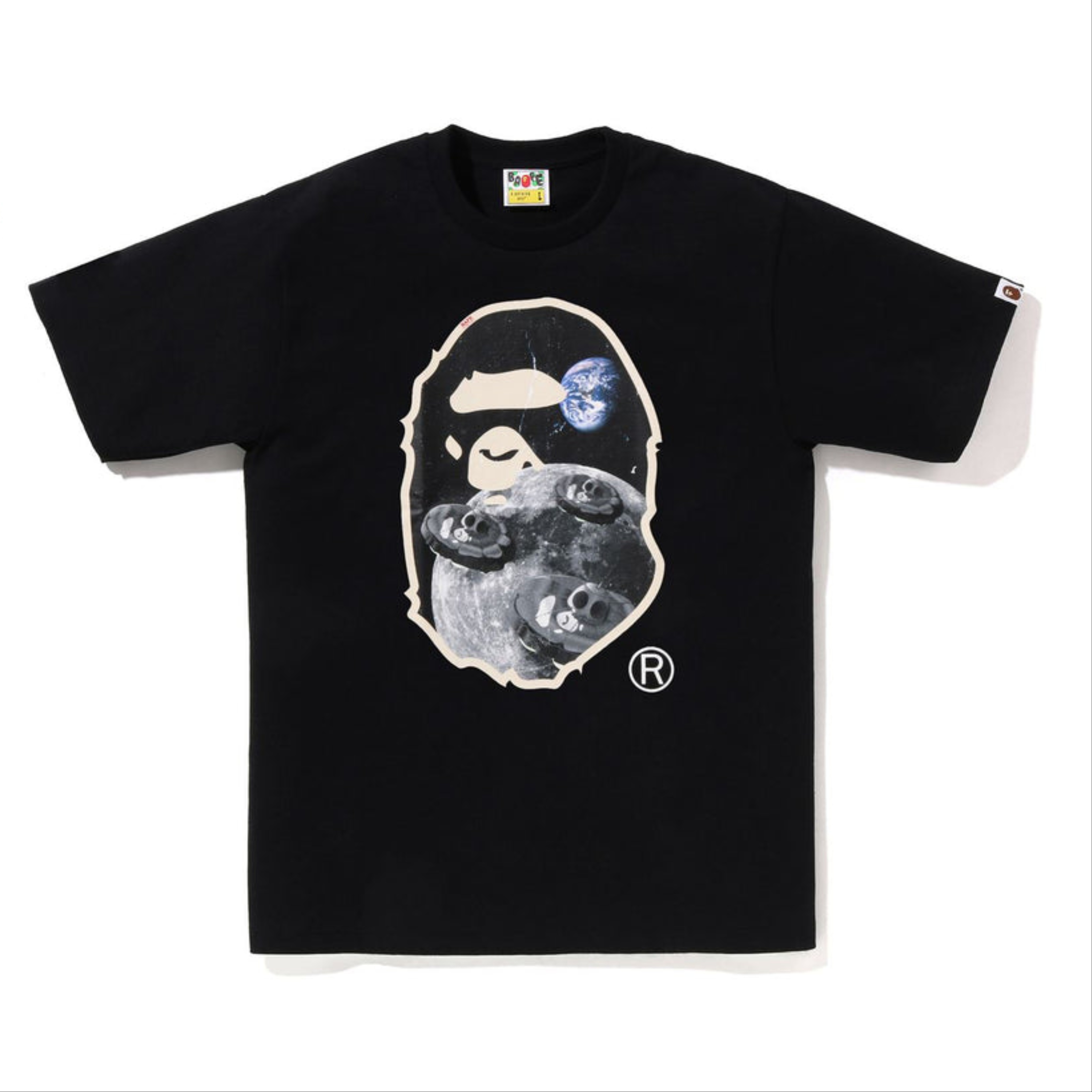 2025AW A BATHNIG APE MOON APE HEAD OLD PHOTO TEE 中秋節 限定 短T 現貨 1L70110004