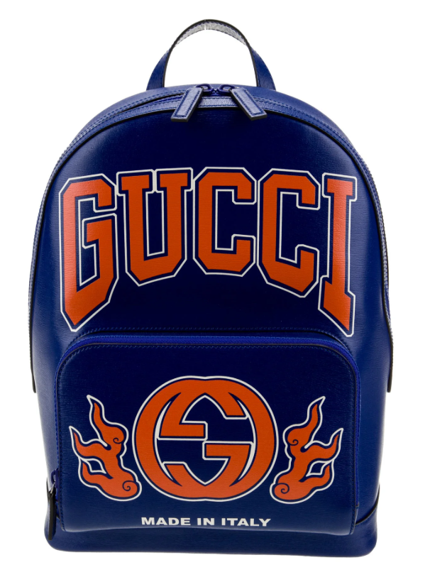 [E] GUCCI BLUE INTERLOCKING G BACKPACK MEDIUM, 704017AAC3K-8750 (EGC89)