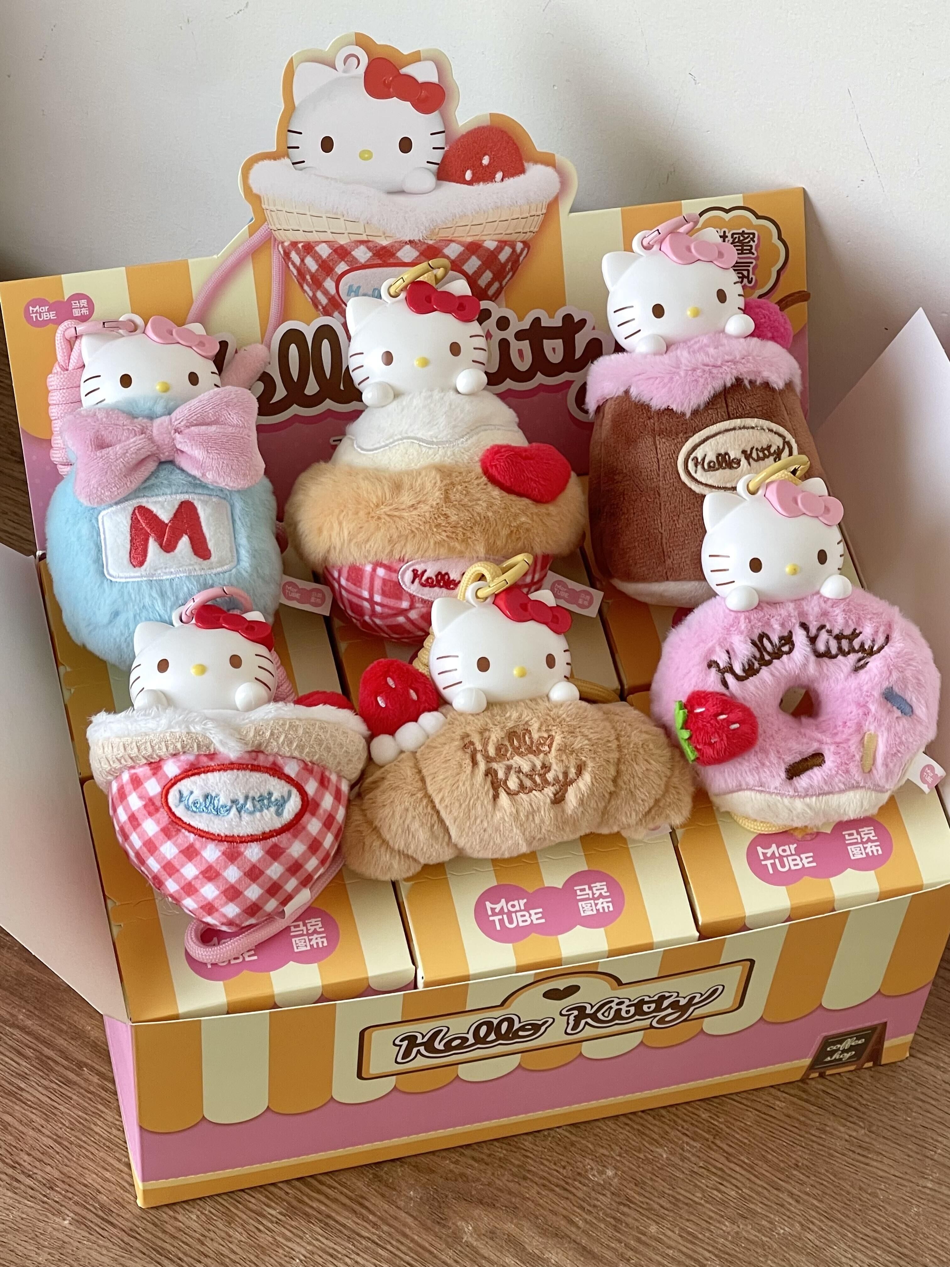 Sanrio 三麗鷗 Hello Kitty 正版授權 下午茶香薰盲盒 毛絨香氛 凱蒂喵 甜蜜香氣 盲盒 6款(任買兩件711免運)/預購