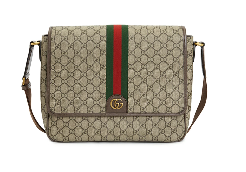 [E] GUCCI BEIGE OPHIDIA GG SUPREME CROSSBODY BAG, 792119FACJQ-9741 (EGC92)