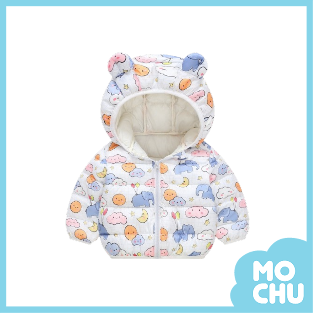雲朵大象連帽羽絨外套