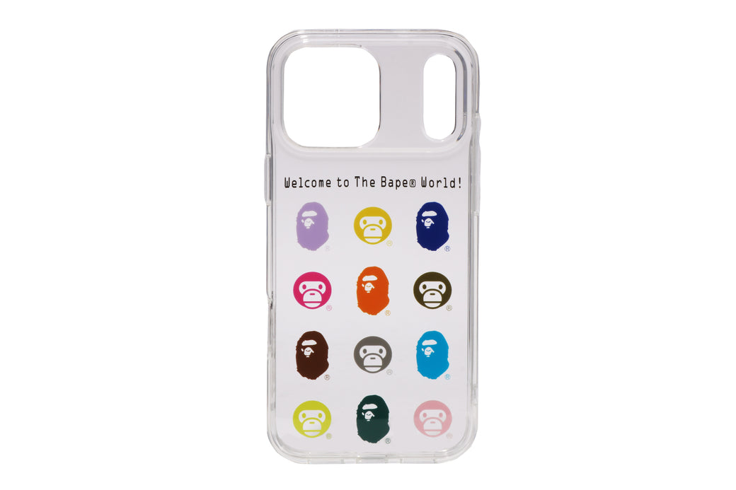 2025AW BAPE A BATHING APE  BAPE IPHONE 17 PRO MAX CASE 透明 MILO 手機殼 現貨 1L70182022
