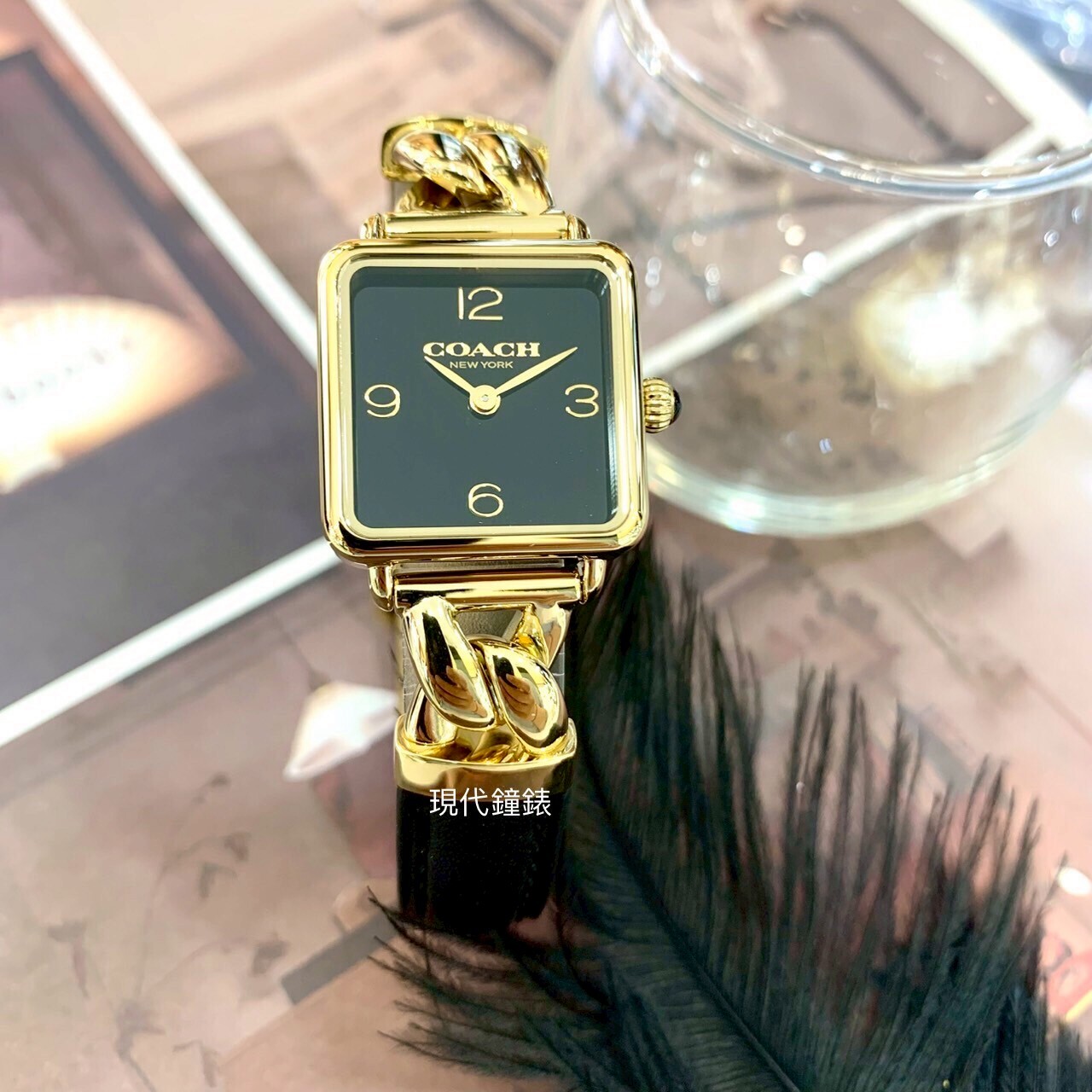 【COACH】廣告主打商品CO14504356  22mm 現代鐘錶