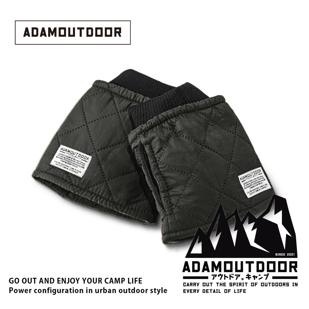 ADAMOUTDOOR｜USB急速加熱暖手套-(曜石黑) ( 電熱暖手套 發熱手套 碳纖維發熱絲 USB供電可搭配行動電源)【冬季戶外/露營/通勤取暖】