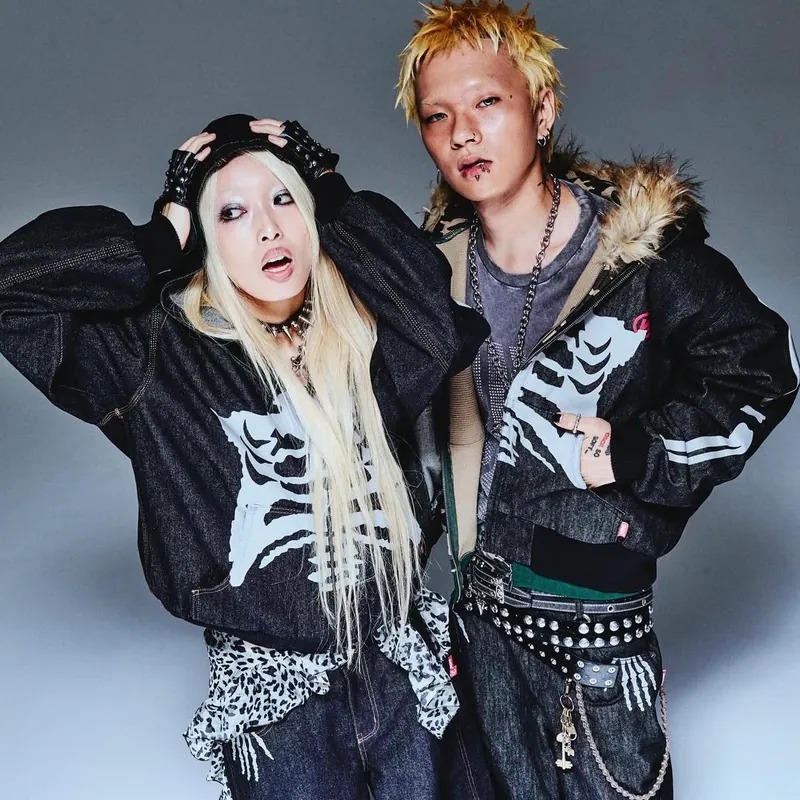 2025AW 9090 Bone Rigid Denim Zip Hoodie 骨頭 丹寧 拉鍊 連帽 外套 現貨 NN2082