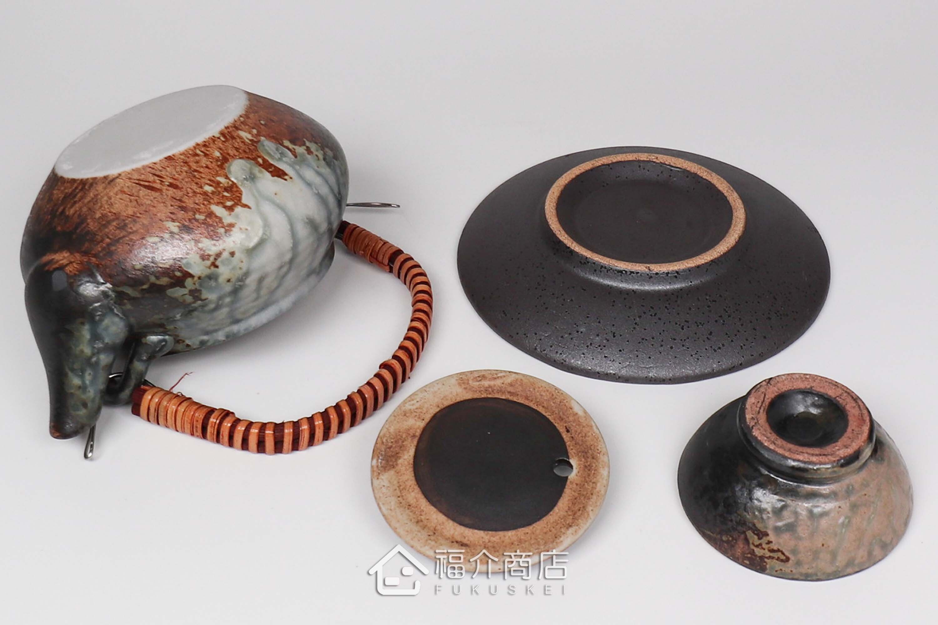 做日本傳統宴會料理土瓶蒸用的350ml陶壺