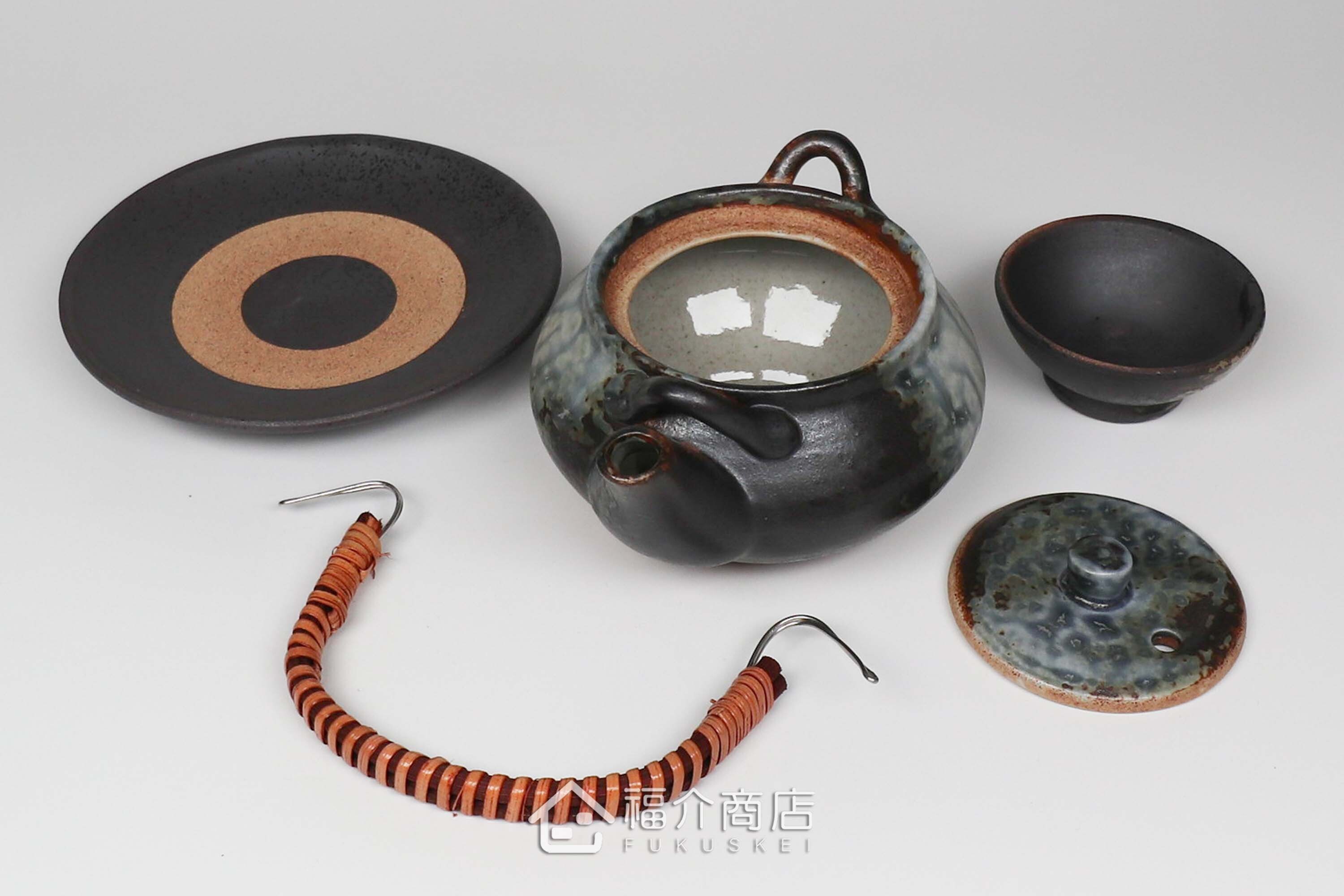 做日本傳統宴會料理土瓶蒸用的350ml陶壺