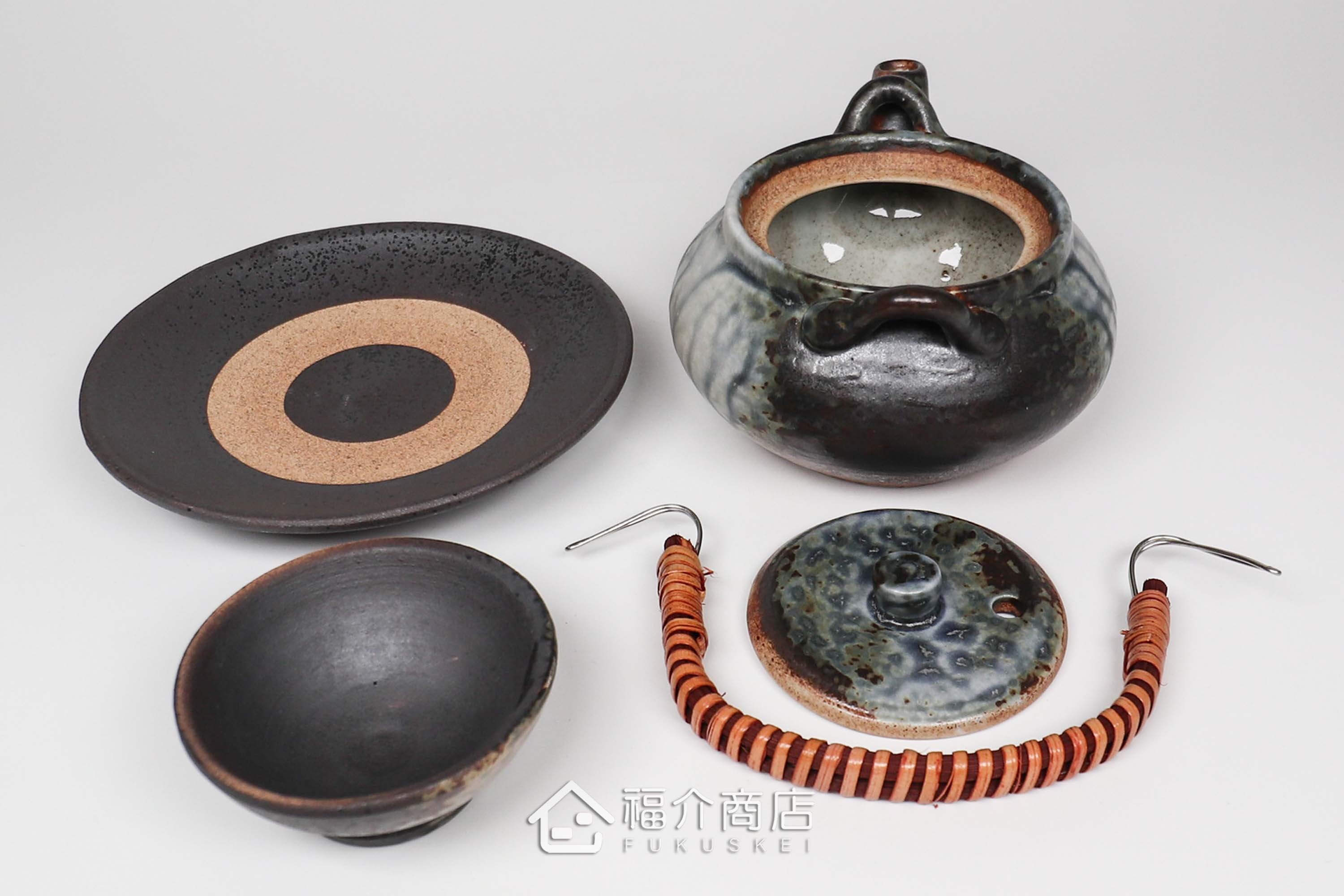 做日本傳統宴會料理土瓶蒸用的350ml陶壺