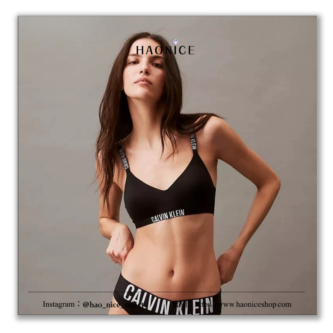 【HAO NICE】Jennie同款🔥Calvin Klein  Intense Power Micro 大字母logo CK 內衣 吊帶內衣 丁字褲 內褲 內衣褲套裝