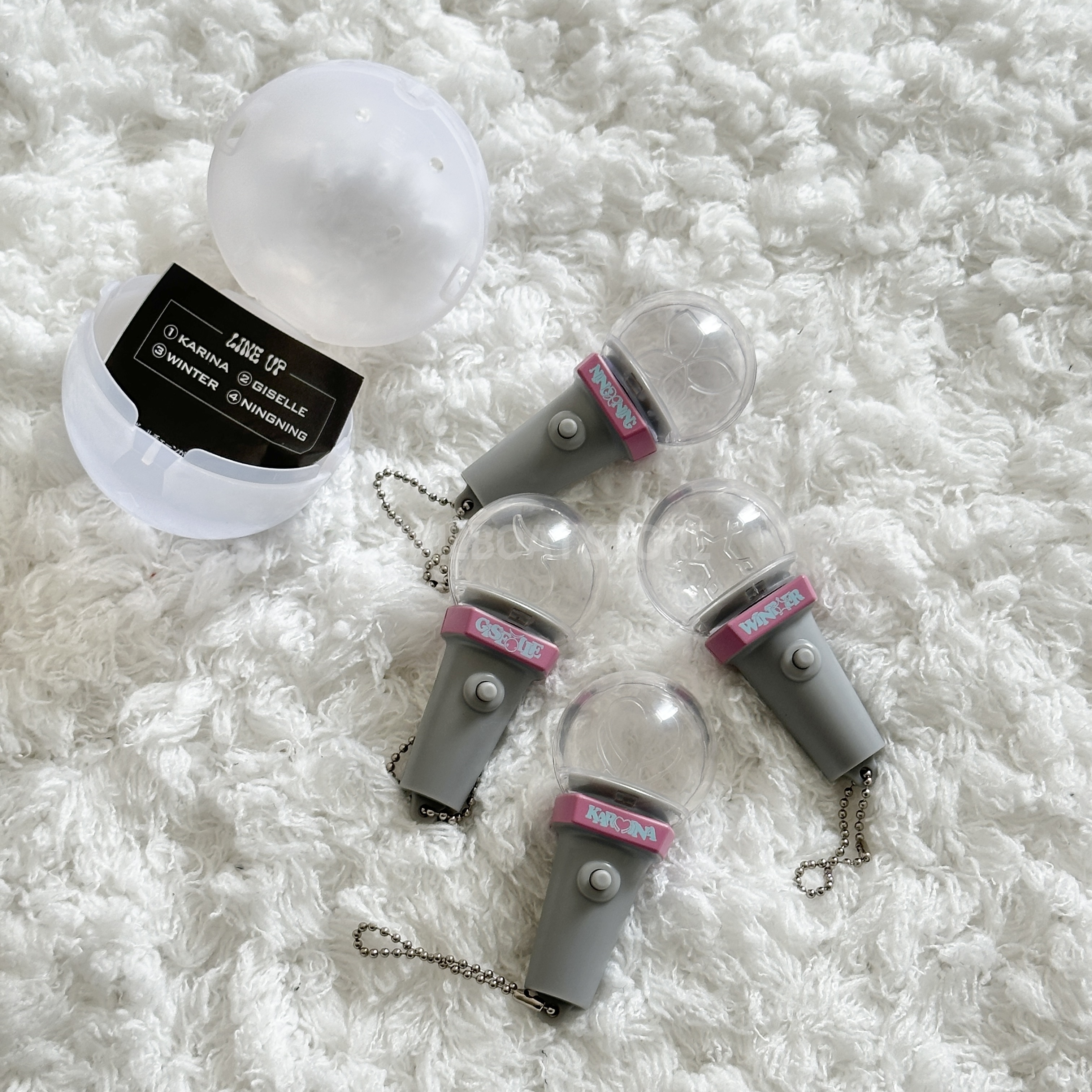 #現貨供應 🇯🇵日本 aespa 小手燈吊飾 盲盒扭蛋