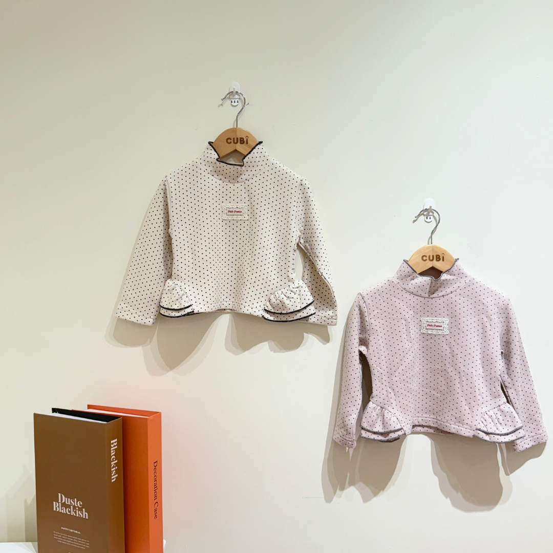 25秋 小點點設計感上衣（兩色）