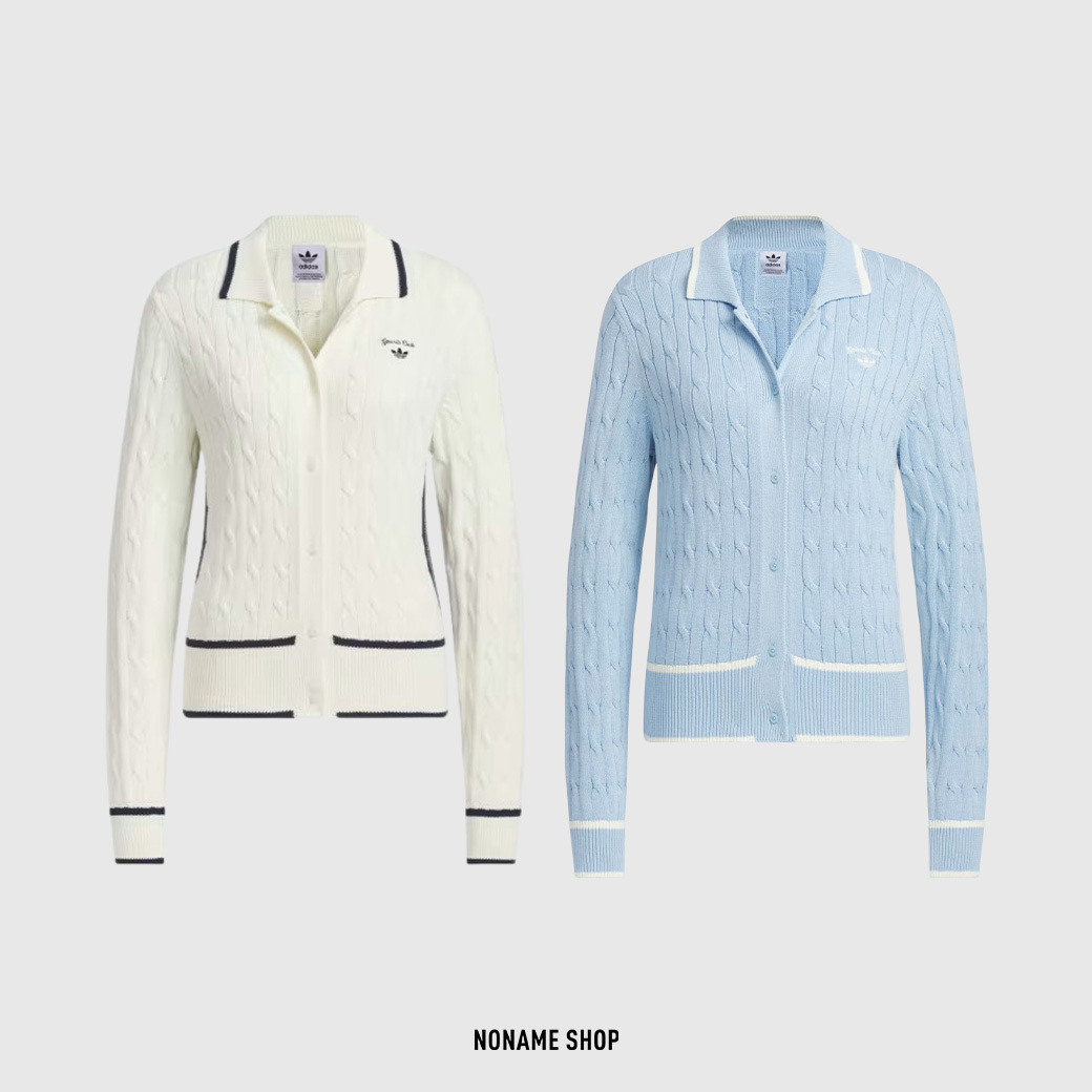 ADIDAS ORIGINALS 三葉草 開襟 針織 外套 兩色 (女款)