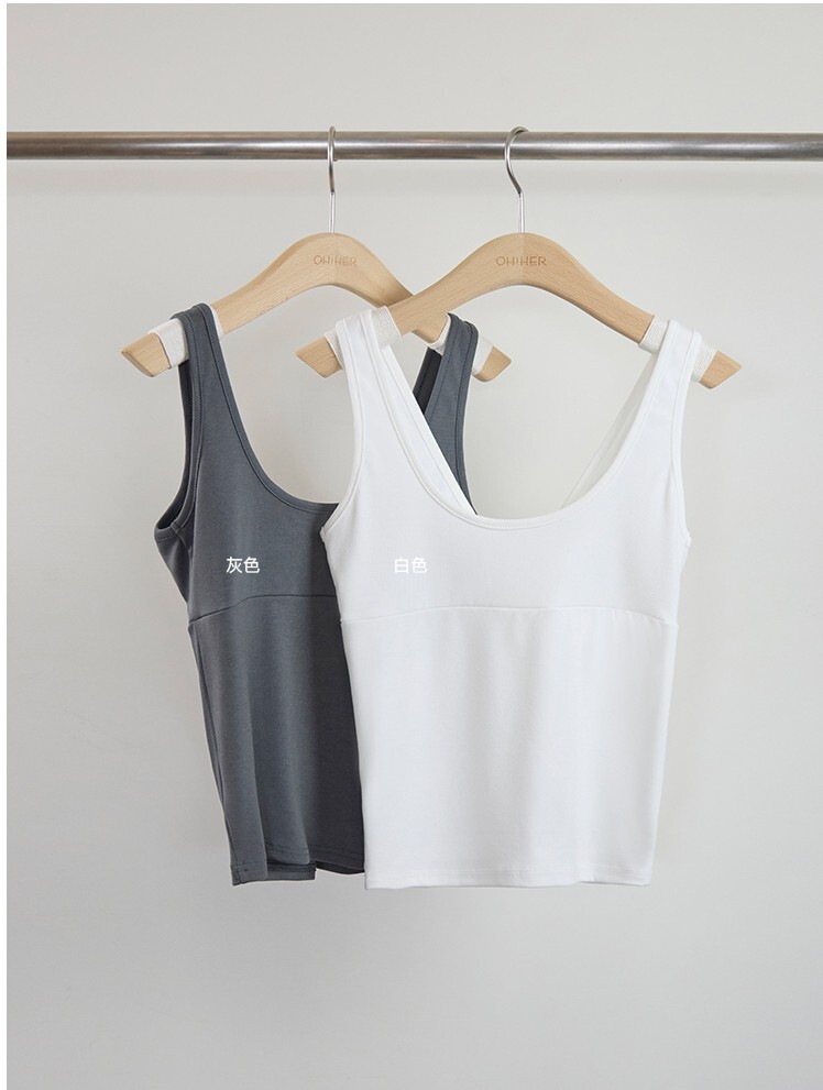 日常百搭交疊V領背心