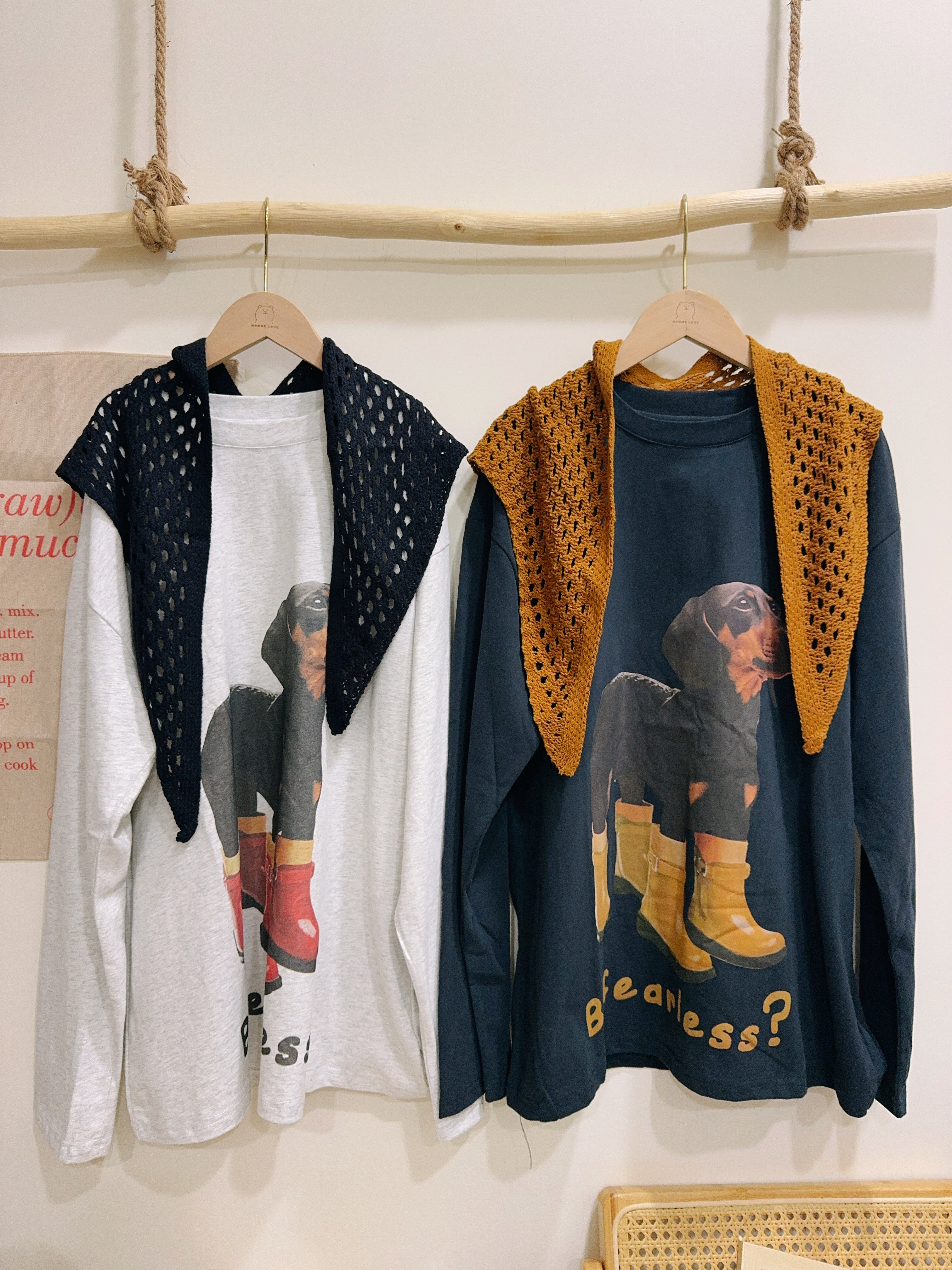 GD養的那隻狗(附披肩)