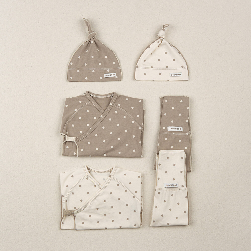 Popo 新生兒套裝/摺邊