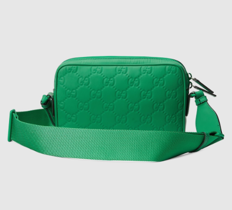[E] GUCCI GREEN GG CROSSBODY BAG, 771293AAC0H-3727 (EGC104)