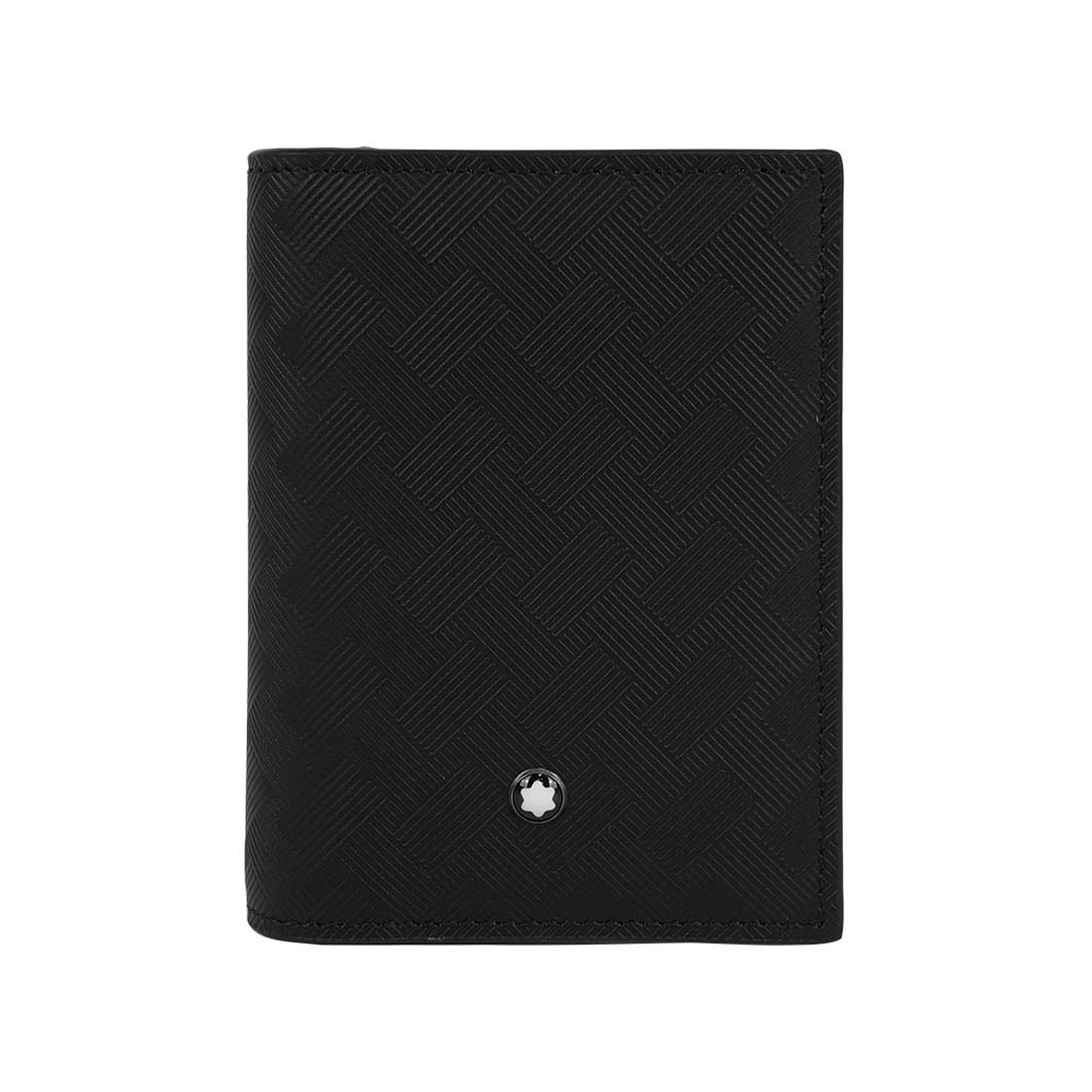 【Montblanc】Extreme 3.0 風尚系列對開4卡卡片夾/名片夾(黑色)