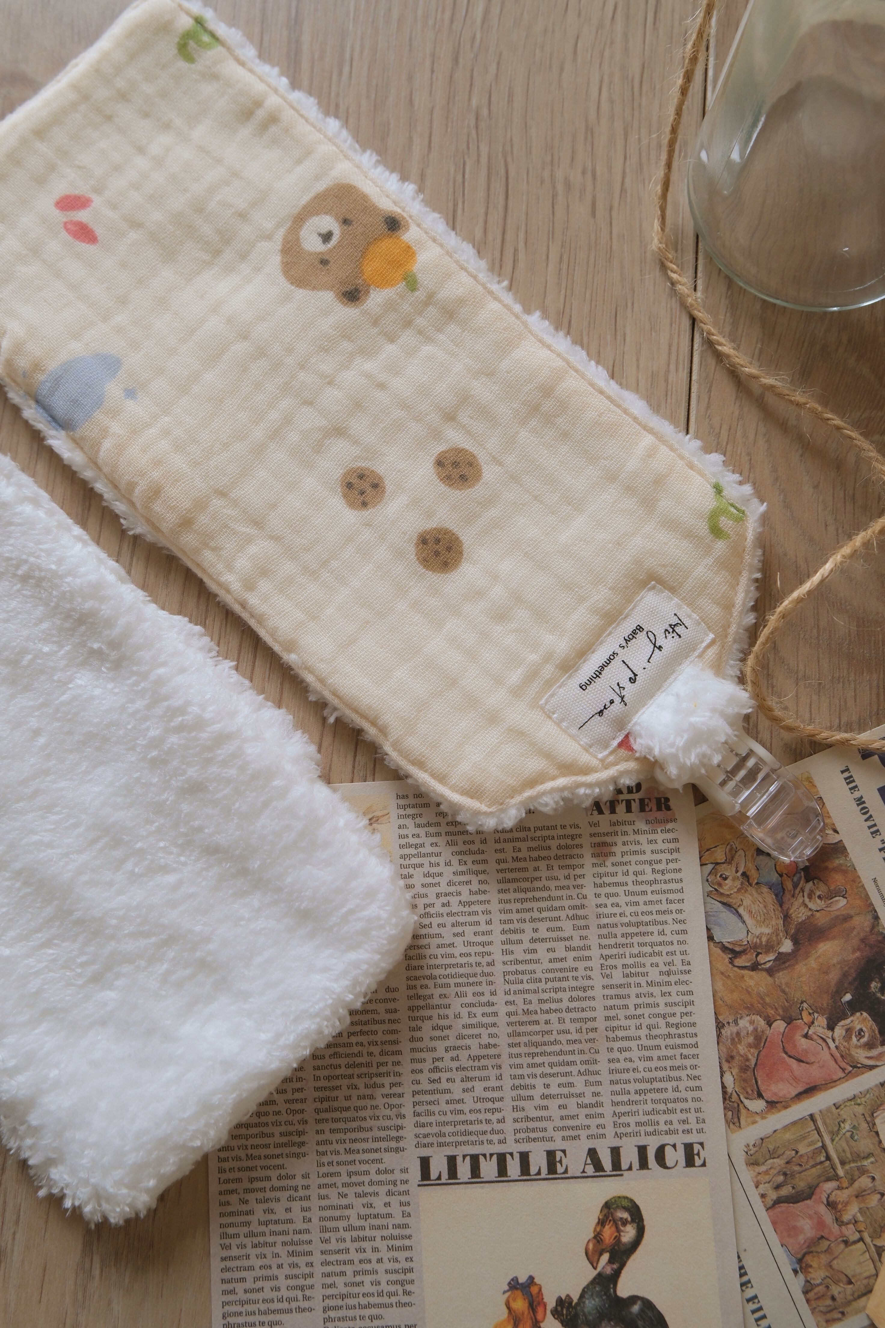 Hi Y.P store-手作手帕夾-可可小熊