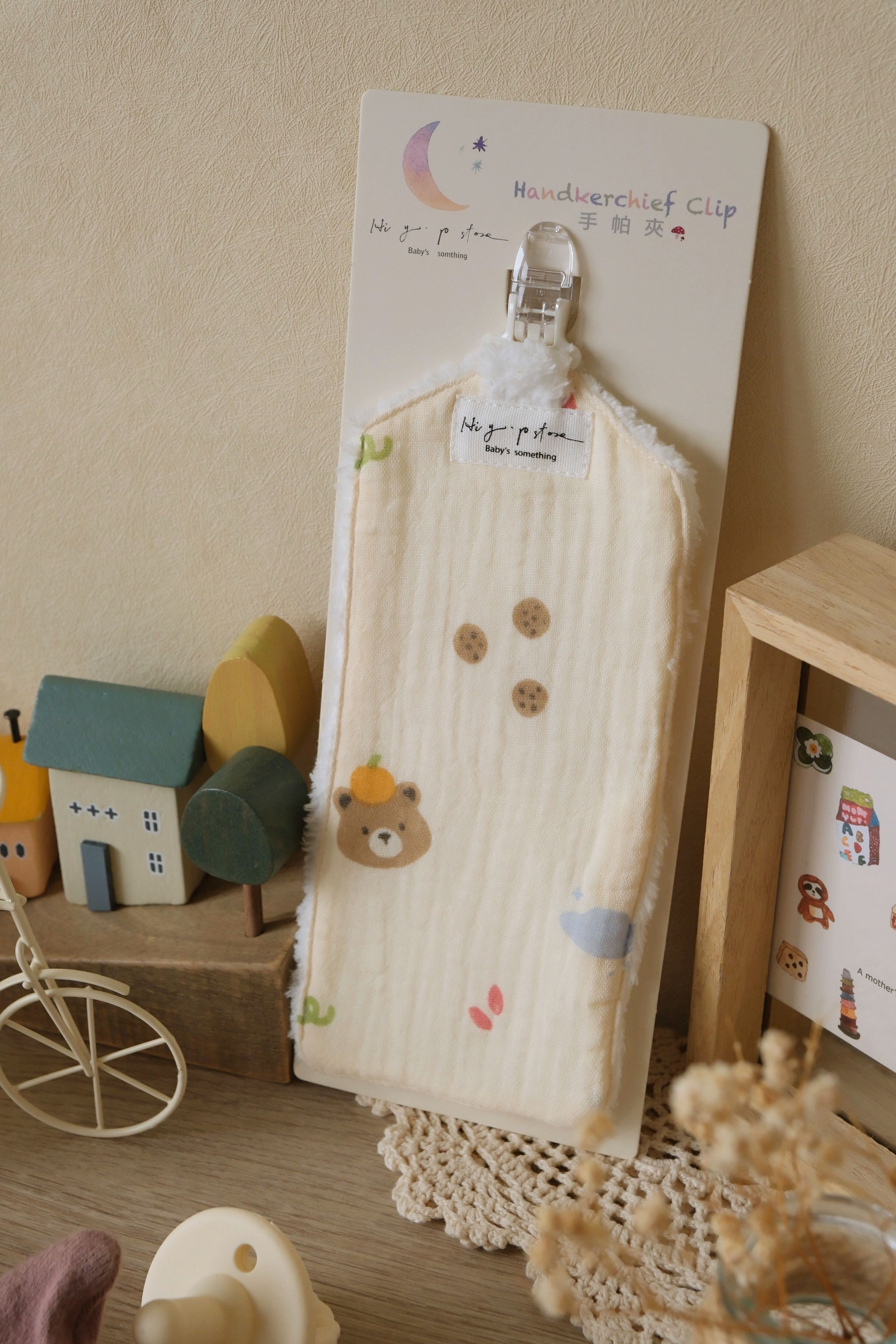 Hi Y.P store-手作手帕夾-可可小熊