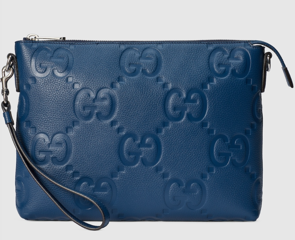 [E] GUCCI BLUE GG MEDIUM CROSSBODY BAG, 696009AABY7-4236 (EGC114)