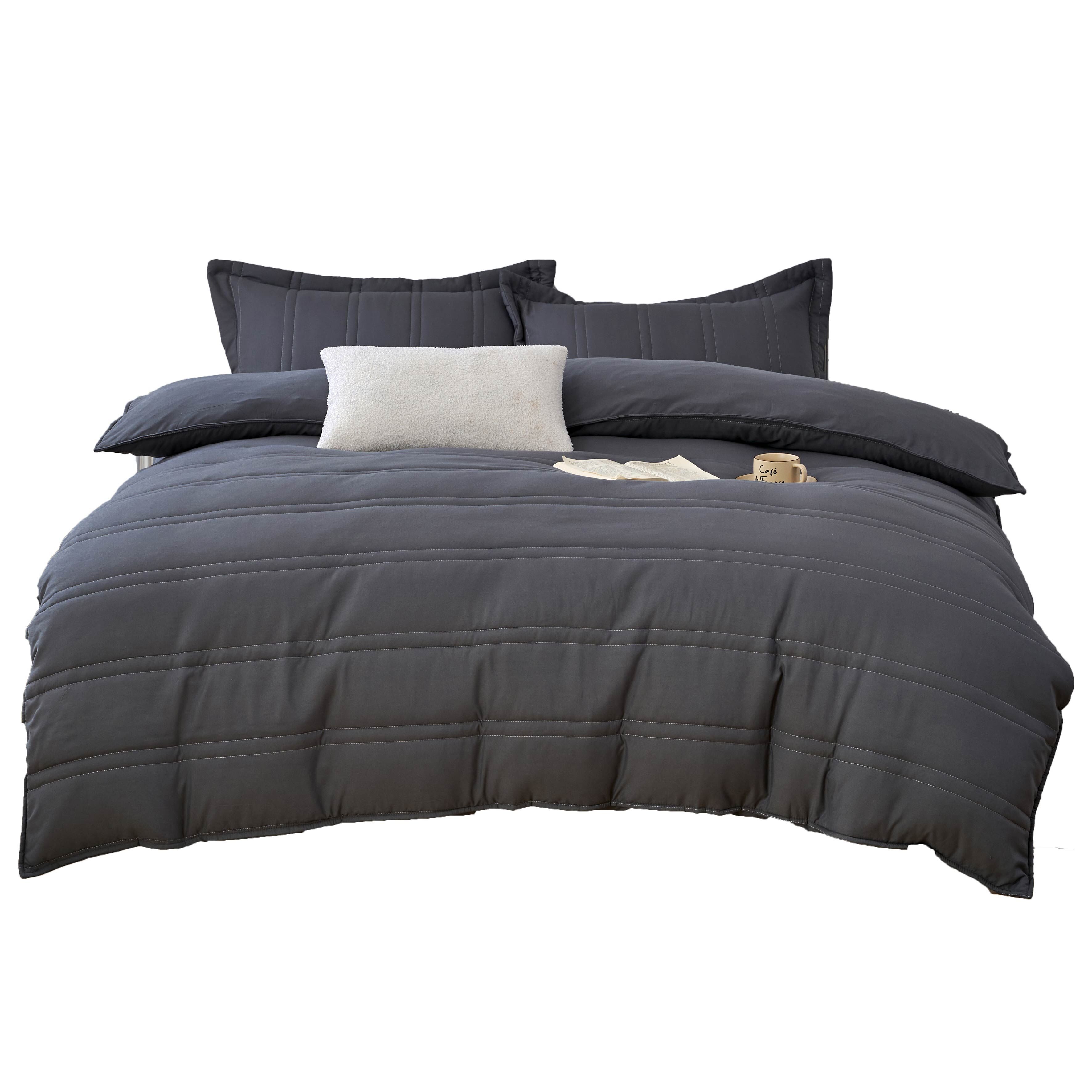 【藍貓Blue cat】日式舒柔棉鋪棉床包4件組