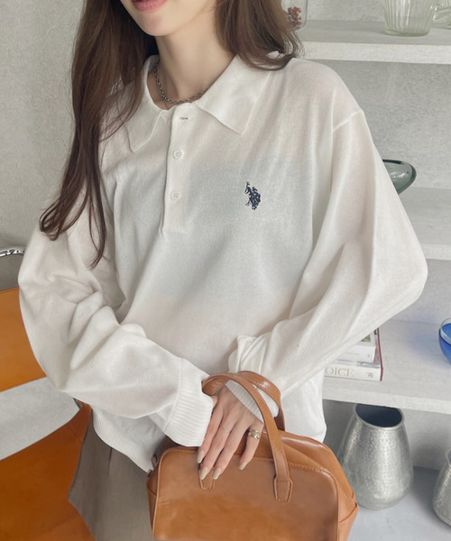 日本🇯🇵連線 U.S. POLO ASSN. 刺繡早秋針織POLO衫 刺繡 針織 長袖 簡約 運動風 POLO衫 7色(任買兩件711免運)/預購