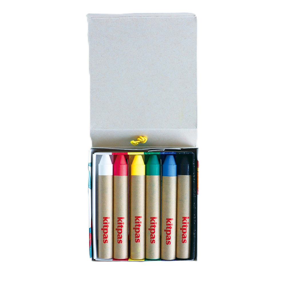 日本Kitpas ARTIST 蠟筆6色-Bird