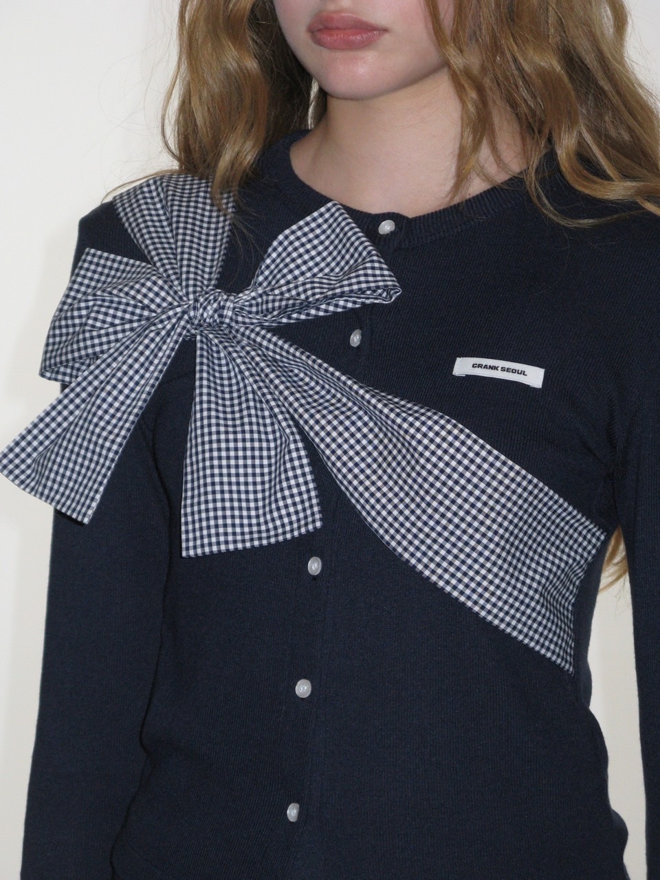 <超MIU>CRANK 韓國 ribbon-tied Knit Cardigan 蝴蝶結 綁帶 針織 短版 外套 3色