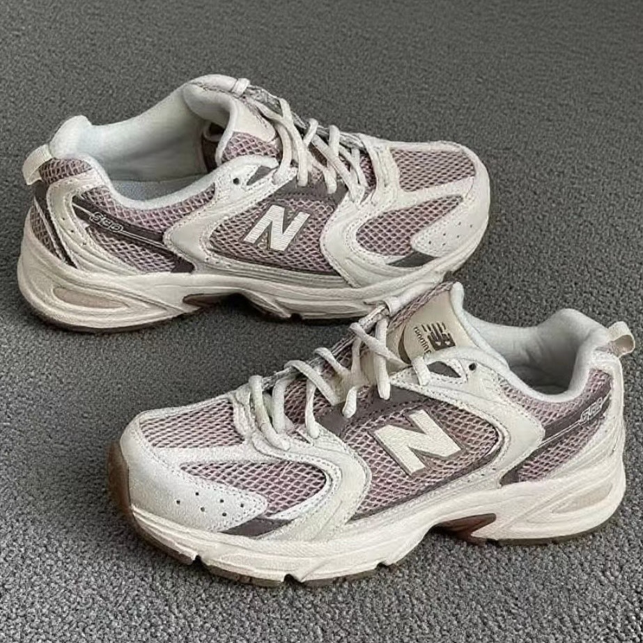 【New Balance】NB 530 Retro Dad Shoes｜Cream White × Rose Pink｜Running Sneaker U530SUA