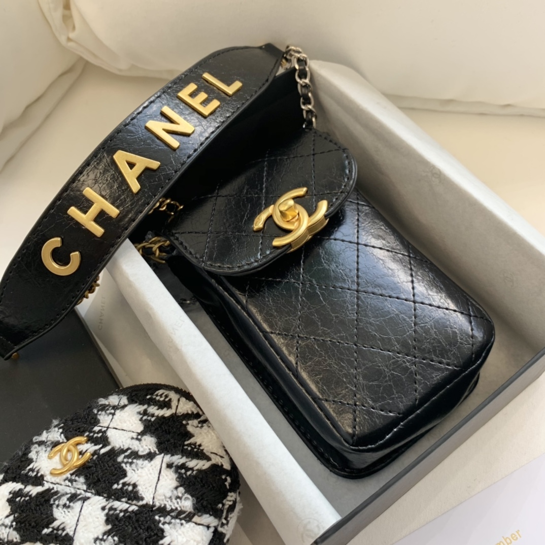 CHANEL VIP贈品 手機袋+Coin Pouch