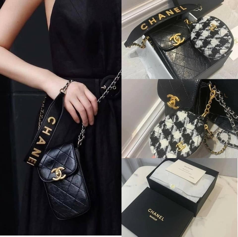 CHANEL VIP贈品 手機袋+Coin Pouch