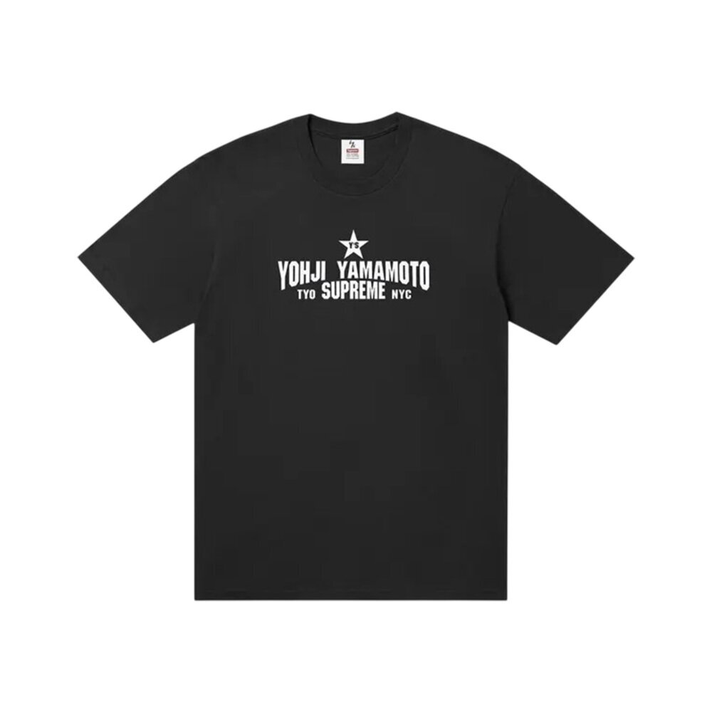 Supreme x Yohji Yamamoto 山本耀司 聯名款 黑/白 短T FW25T3