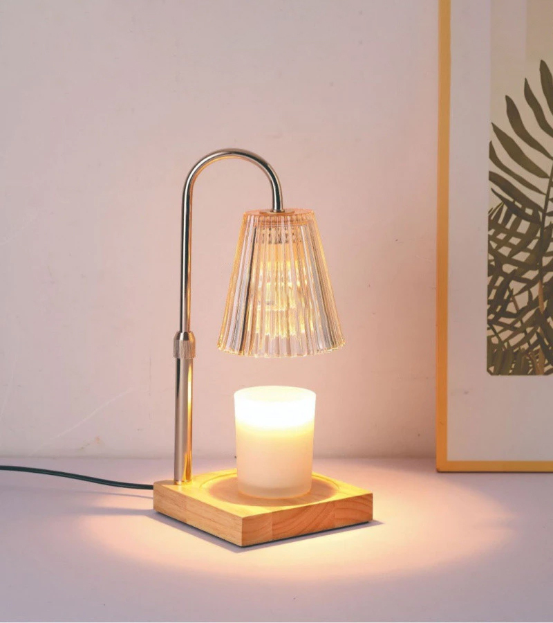 錘紋玻璃升降香氛蠟燭(融蠟)暖燈