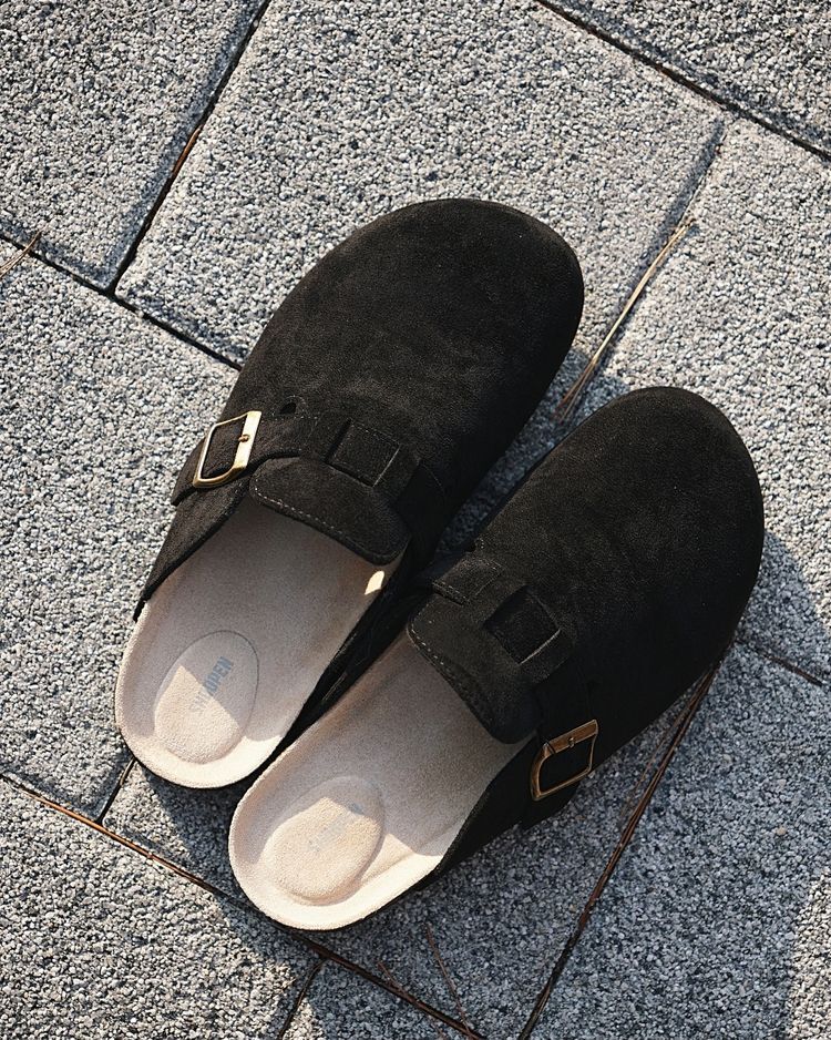 shoopen 🇰🇷 suede clog 麂皮 穆勒 勃肯平替 拖鞋 4色任選