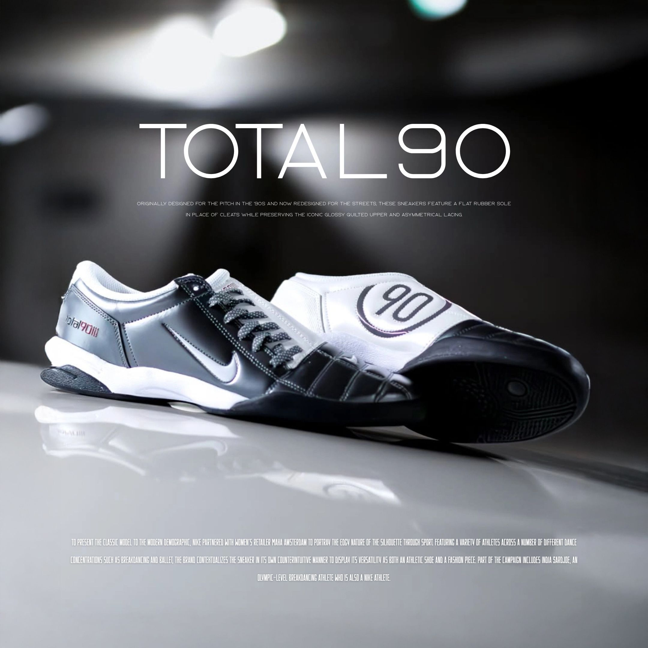 NICEDAY 代購 Nike Total 90 3 白銀 銀白 鴛鴦 雙色 白 勾勾 足球鞋 復古 HQ2851-100