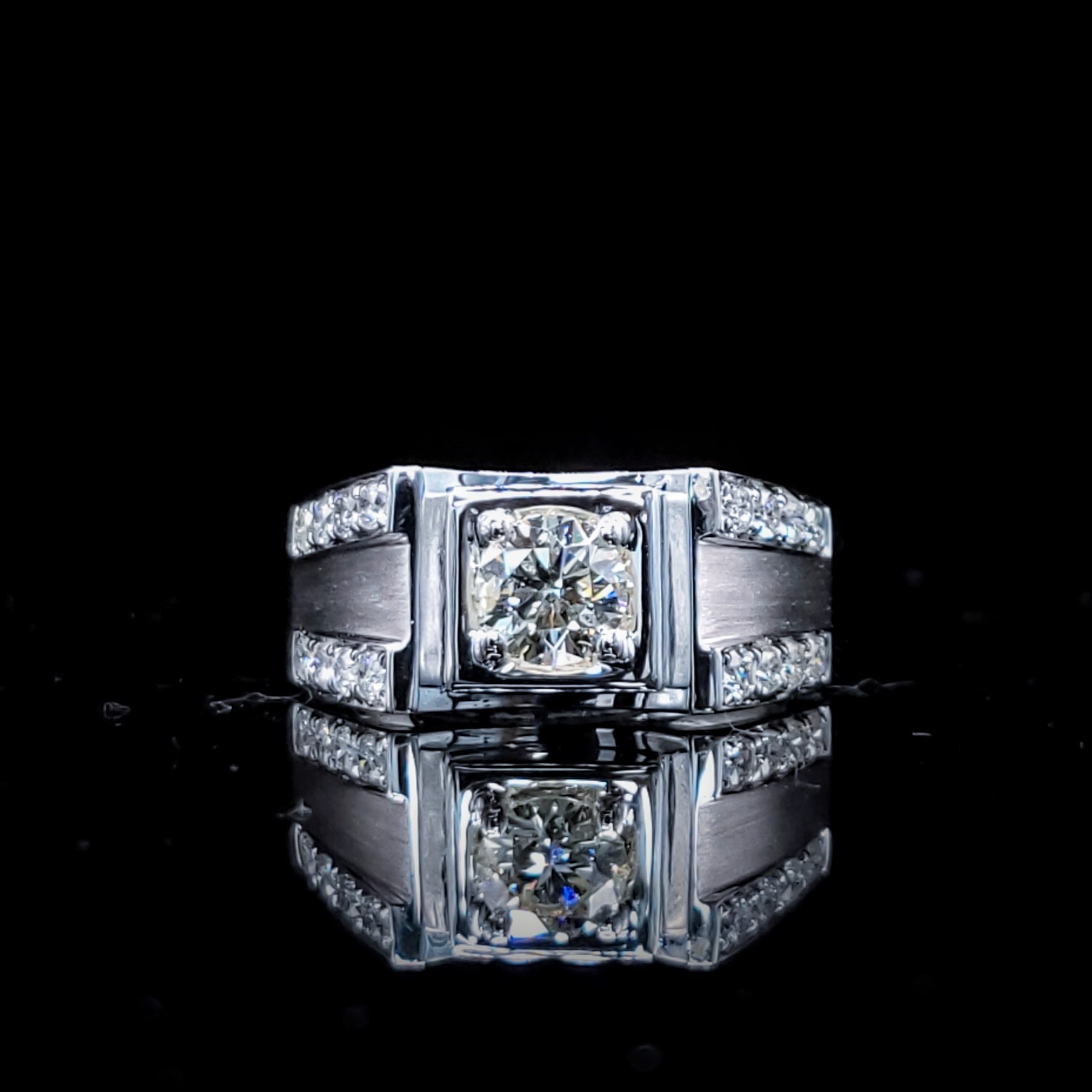 18K White Gold 0.80ct Diamond Ring