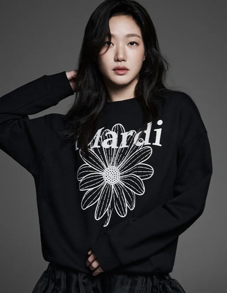 MARDI MERCREDI 圓領字母印花寬鬆衛衣