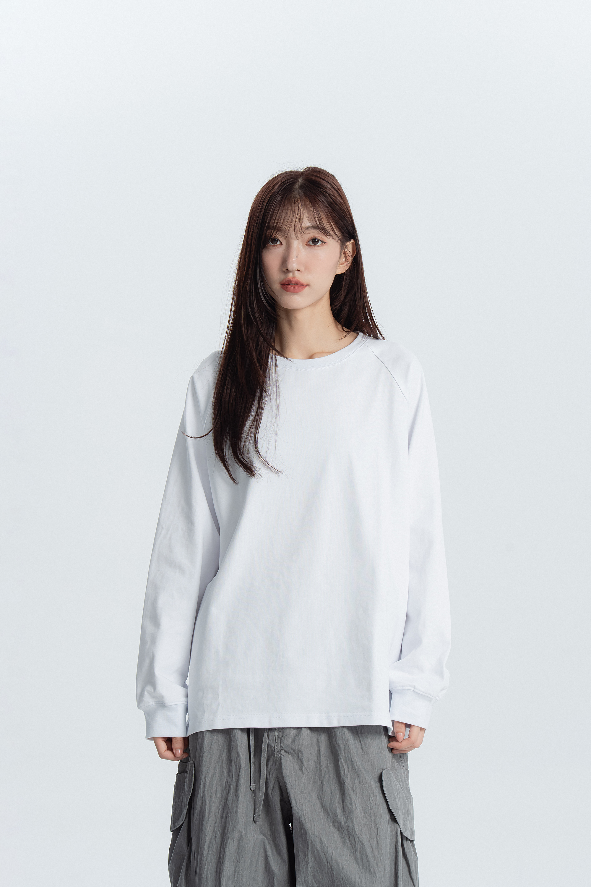 基本款百搭肩連袖素面t 3色