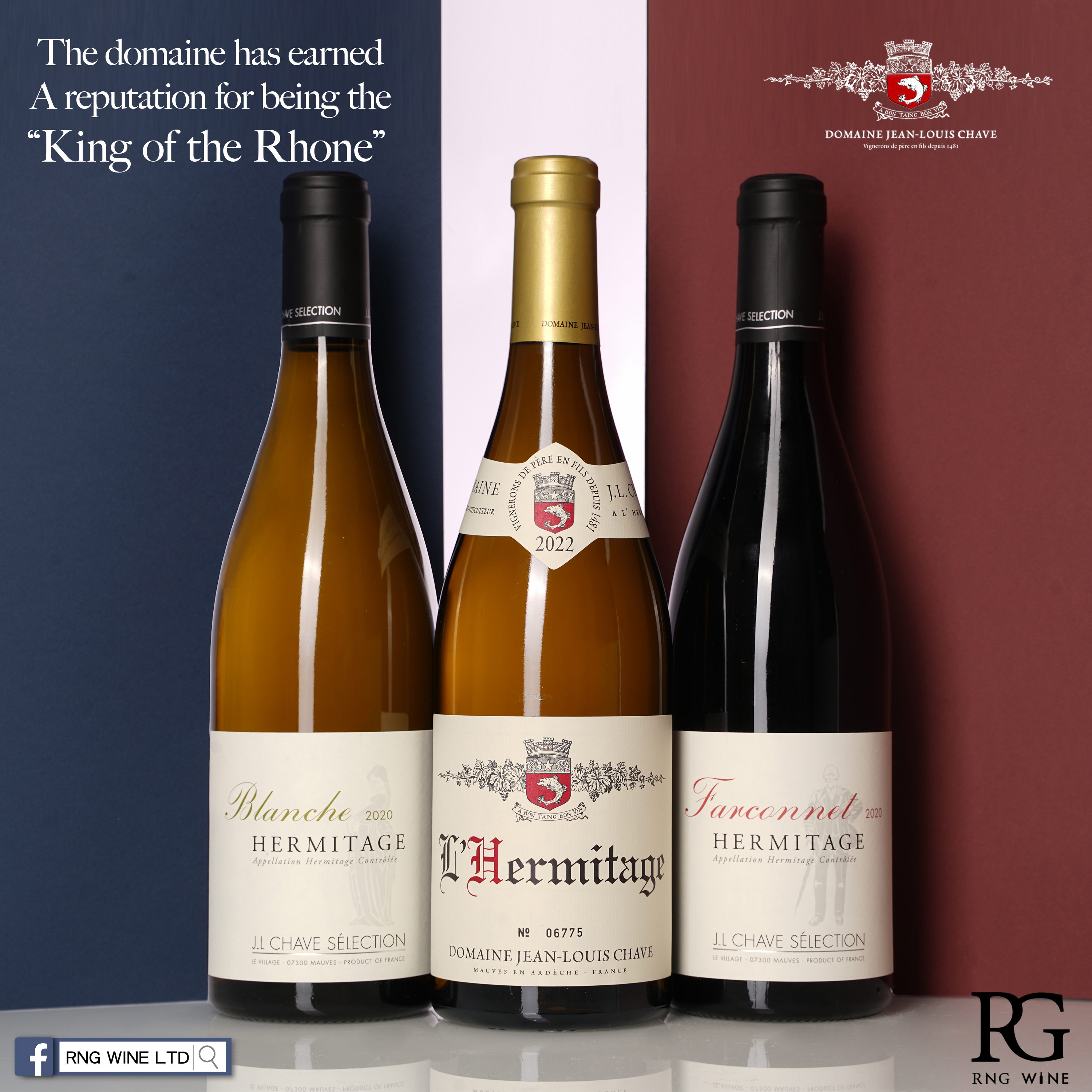 Jean Louis Chave Hermitage Blanc 2022 (RP95)