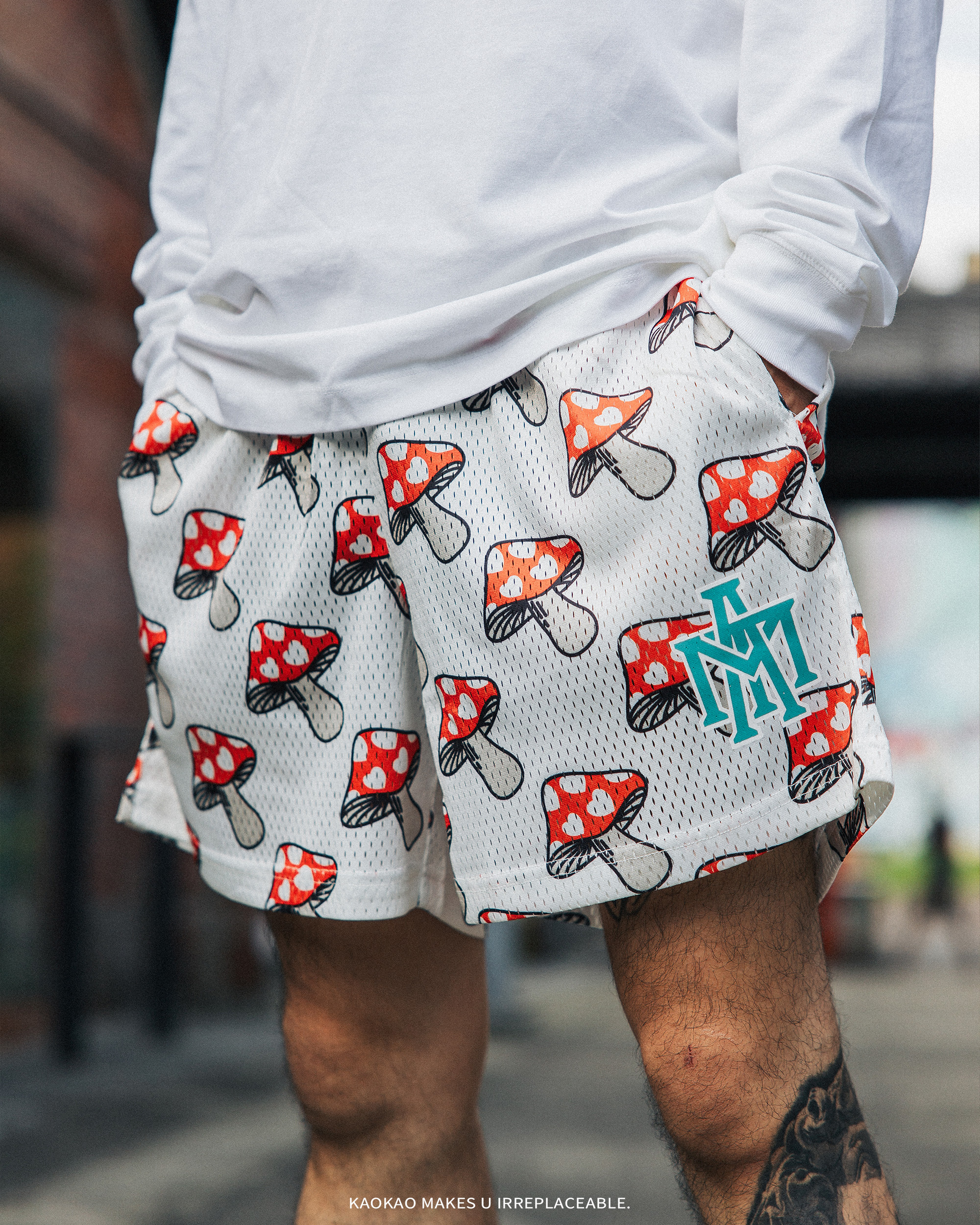 MTA More Than Addiction Musheoom Shorts 網眼短褲【MT25P003】