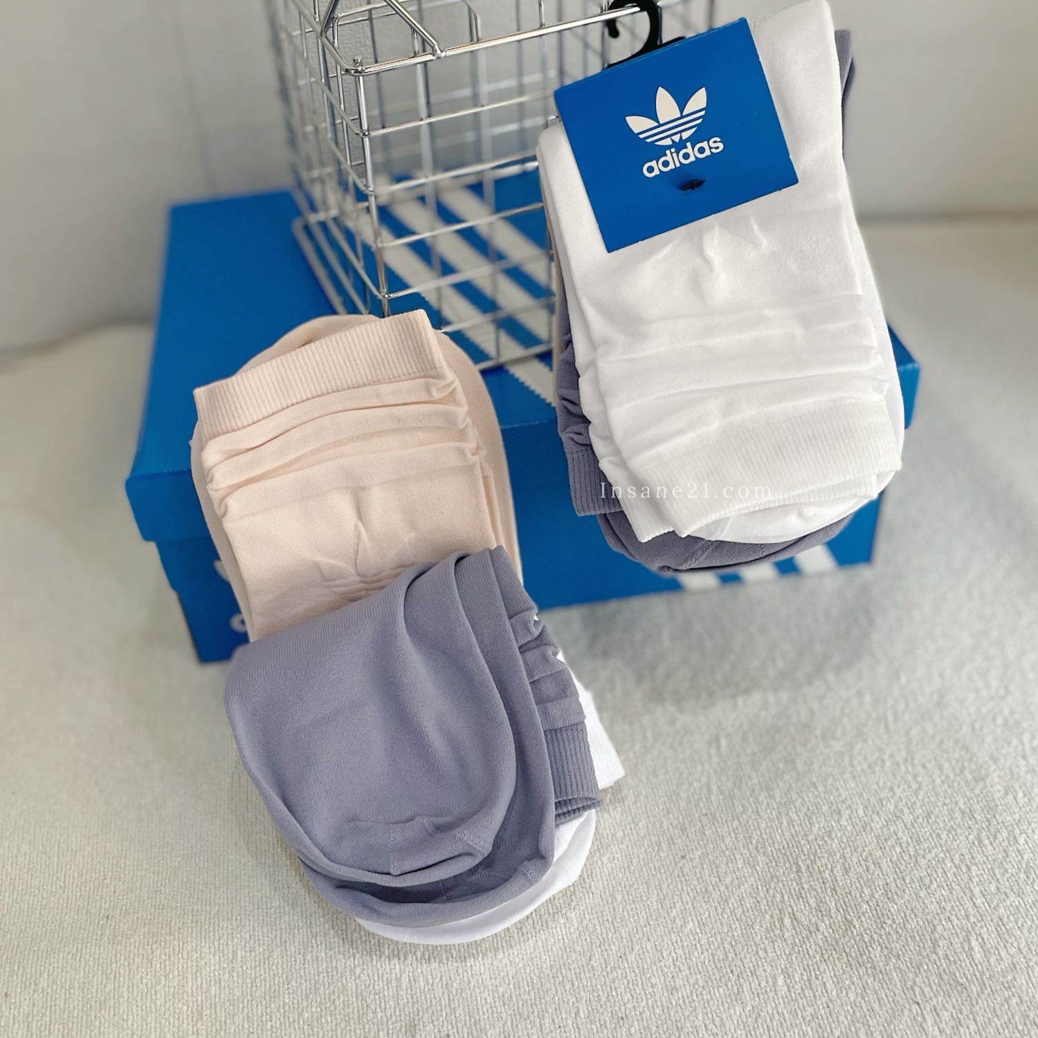 ADIDAS COLLECTIVE POWER 莫蘭迪色 中筒襪 襪子 愛迪達 JJ4305