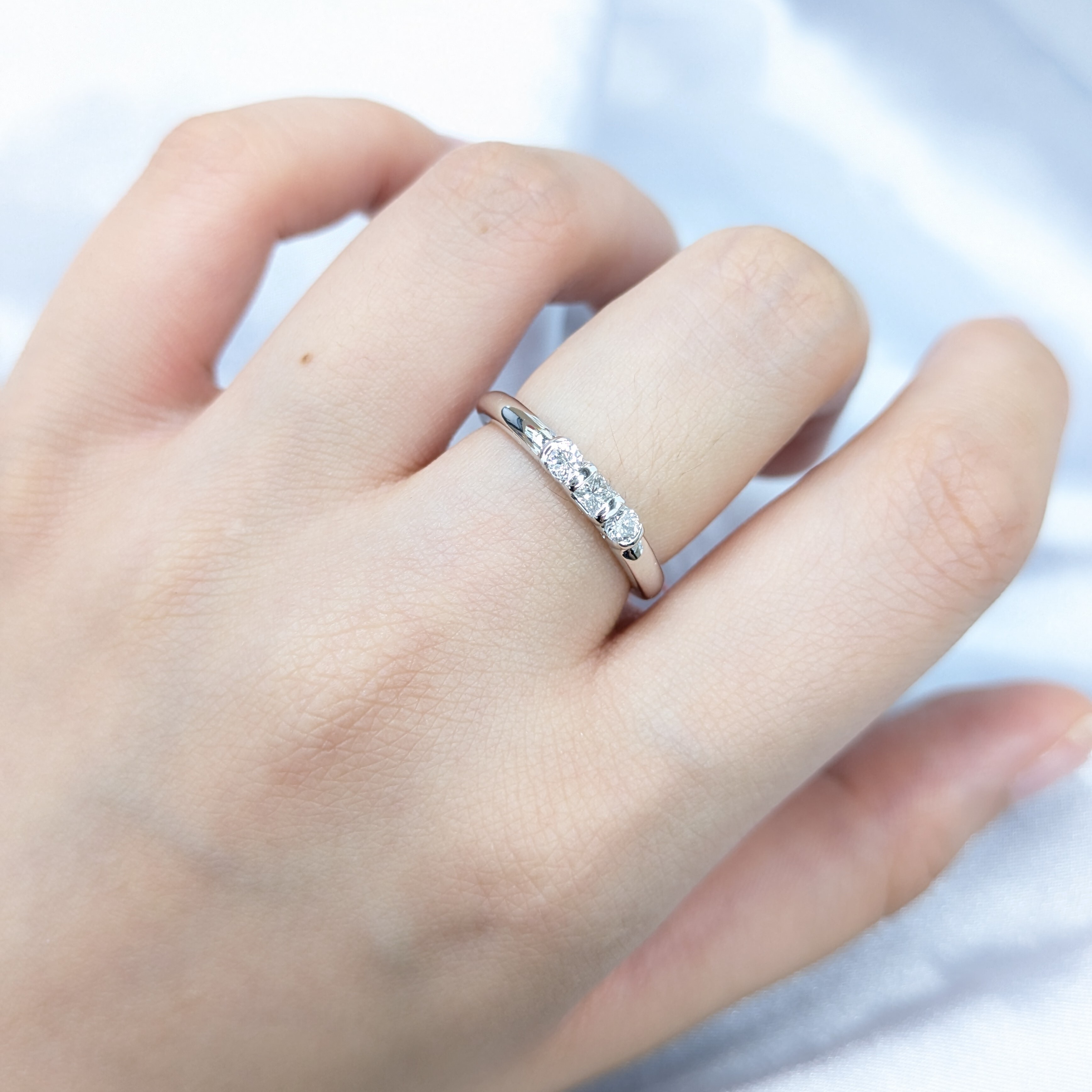 18K White Gold 0.20ct Diamond Ring