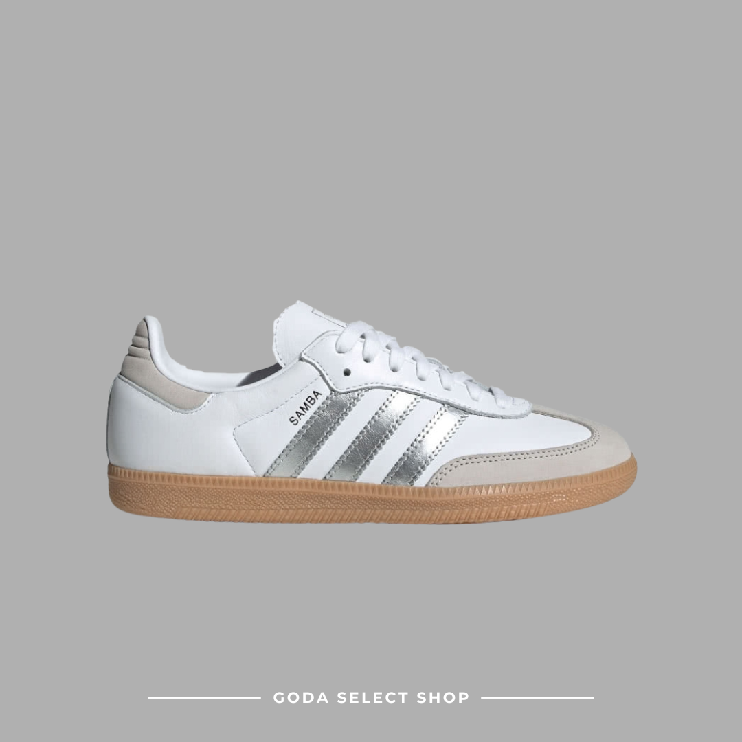 Adidas Originals Samba 白銀 麂皮 膠底 男女款 休閒鞋 JI2725