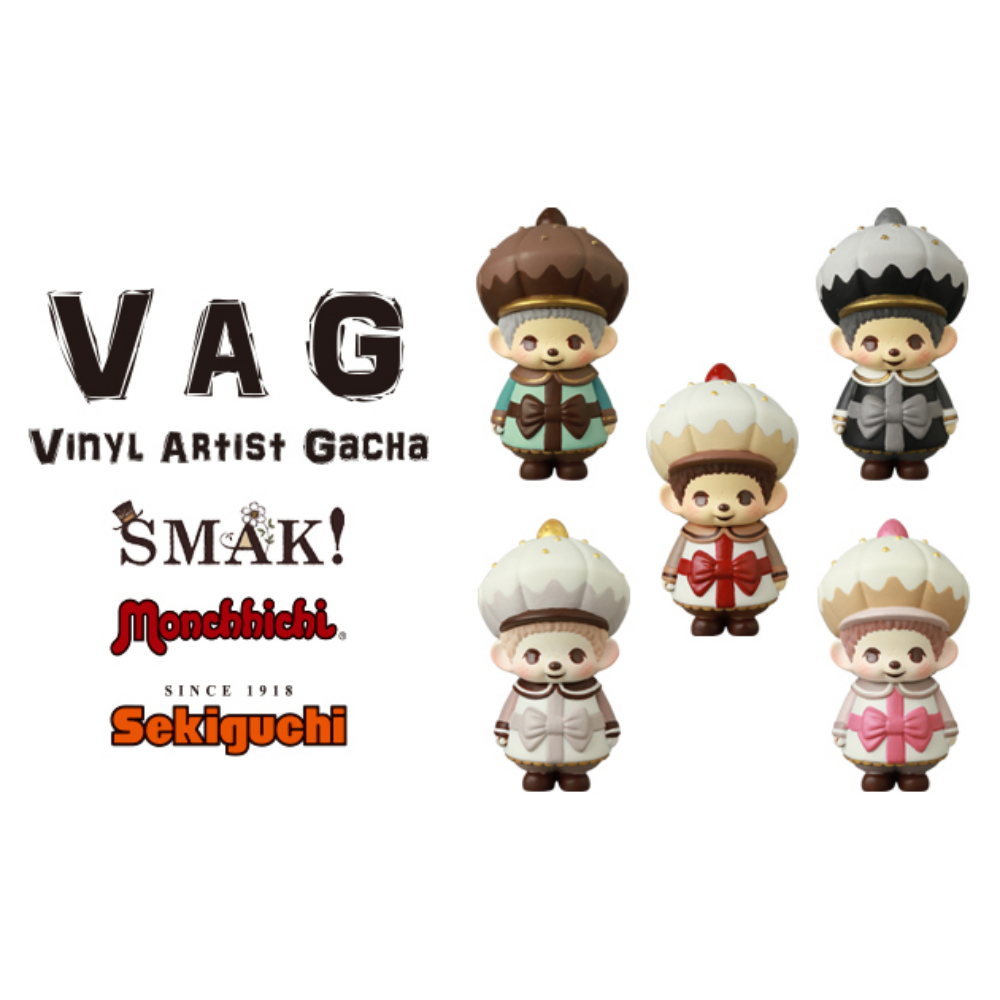 VAG (VINYL ARTIST GACHA)  SERIES 45 モンチッチ -HAPPY GIFT BOX- / BAD MEAW(OG) / 郷土玩具怪獣®︎ キブナドン 第一形態 / スペースコントローラー