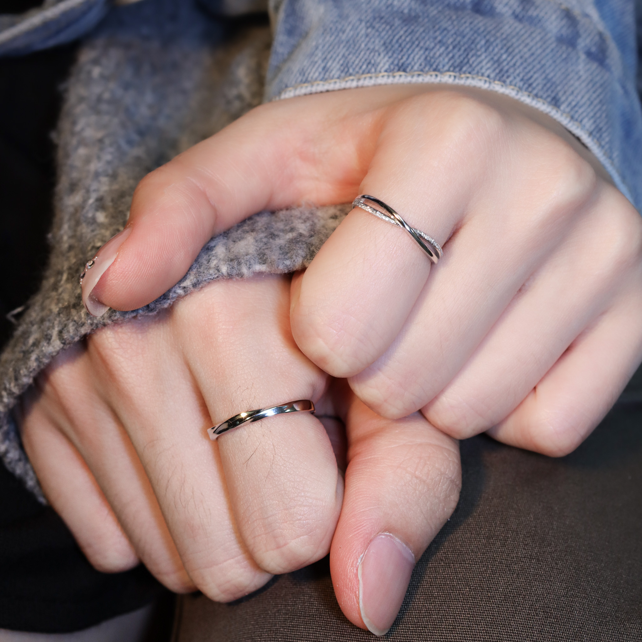 | 925銀・白金 | 轉身遇見你情侶戒指 （男款 /女款）  | RI0833 |