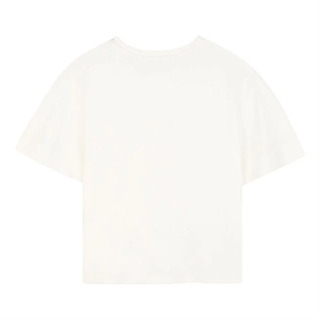 1LN0902-120 CHLOE Kids T-Shirt With Logo White #C20655-117 (C-BR-E)