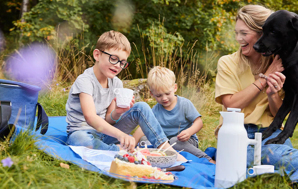 Sagaform-環保材質野餐毯,採用回收寶特瓶rPET材質製造,為環保盡一份心力。