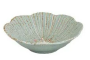 日本陶瓷花小町瓦碗17CM (綠) (日本製)