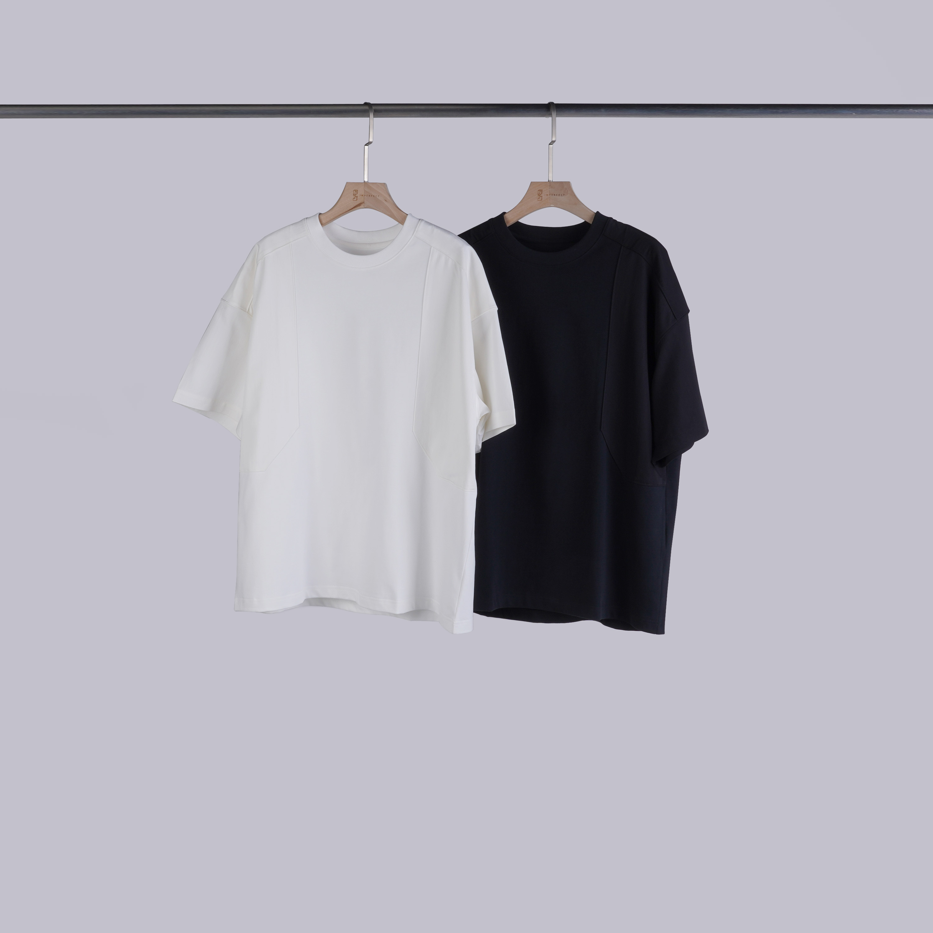 設計感拼接壓紋T | S-M | 2色